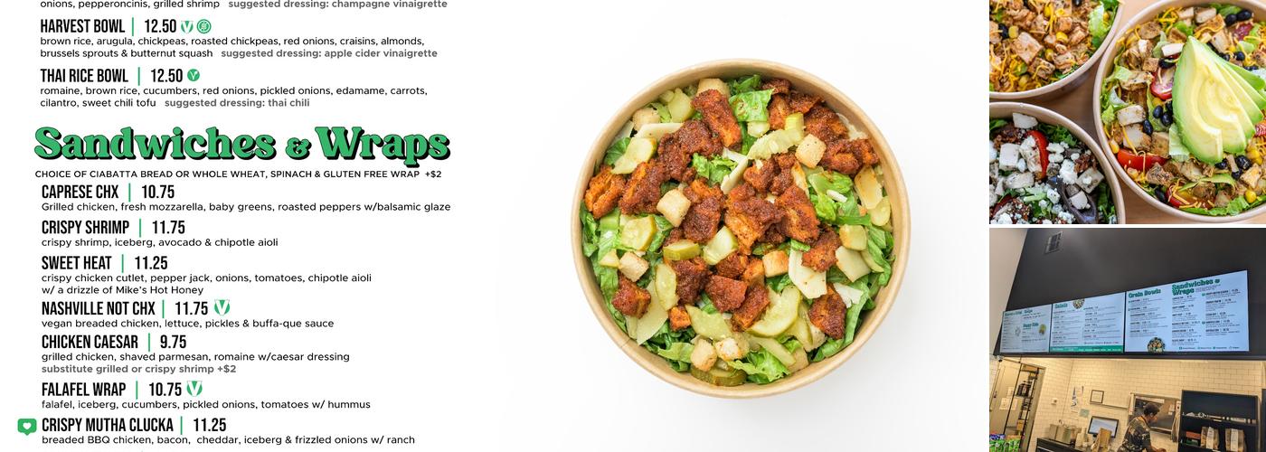 Salad House New Brunswick Menu