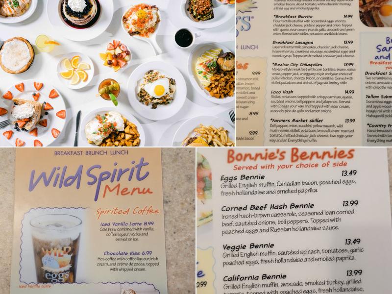 Wild Eggs Menu