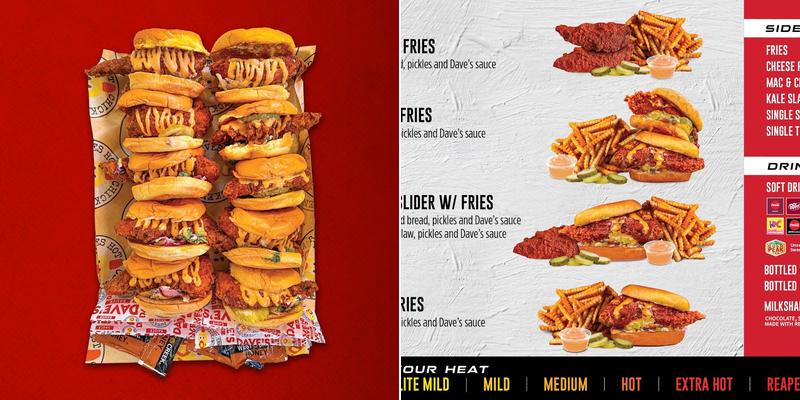 Dave's Hot Chicken Menu