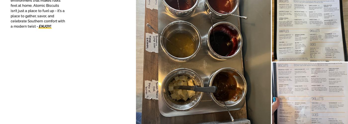 Atomic Biscuit Menu