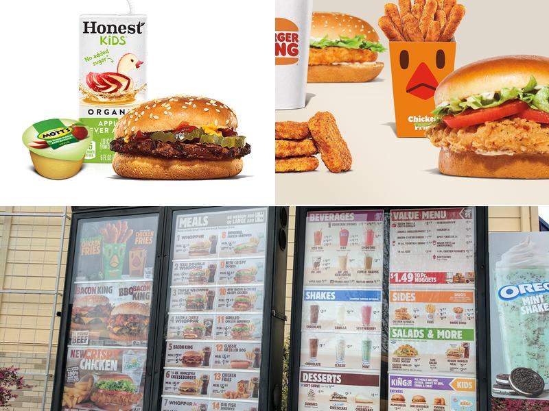 Burger King Menu
