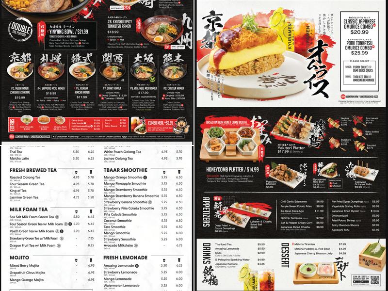 Kyuramen x TBaar - Arcadia Menu