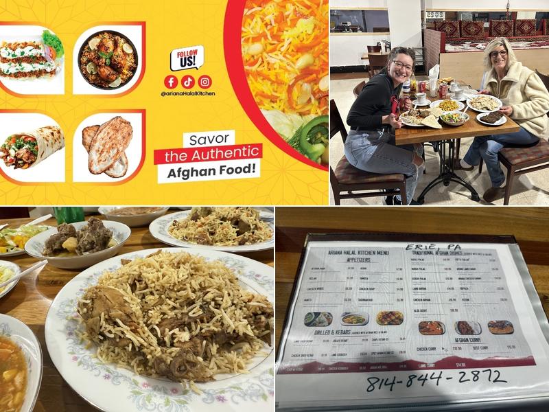 Ariana Halal Kitchen Menu