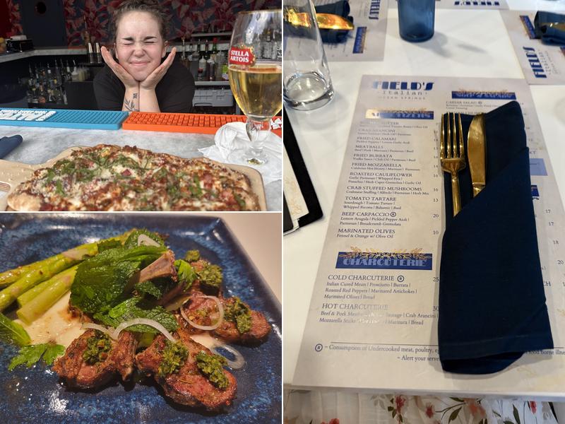 Field's Italian Ocean Springs Menu