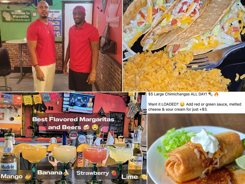 Cinco lokos Mexican restaurant Menu