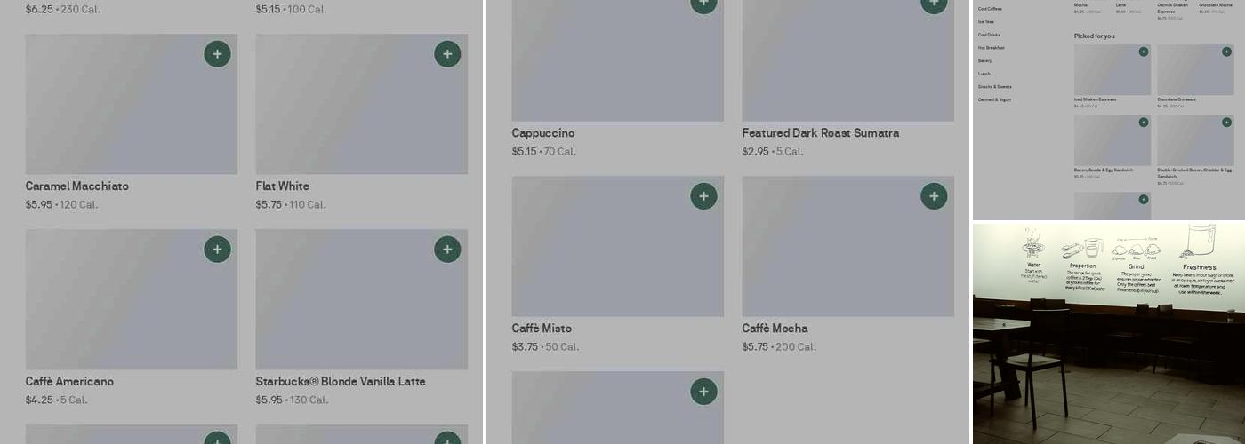 Starbucks Menu