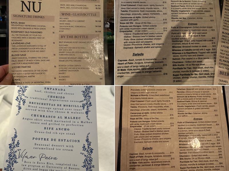 Raíces Argentinas Menu