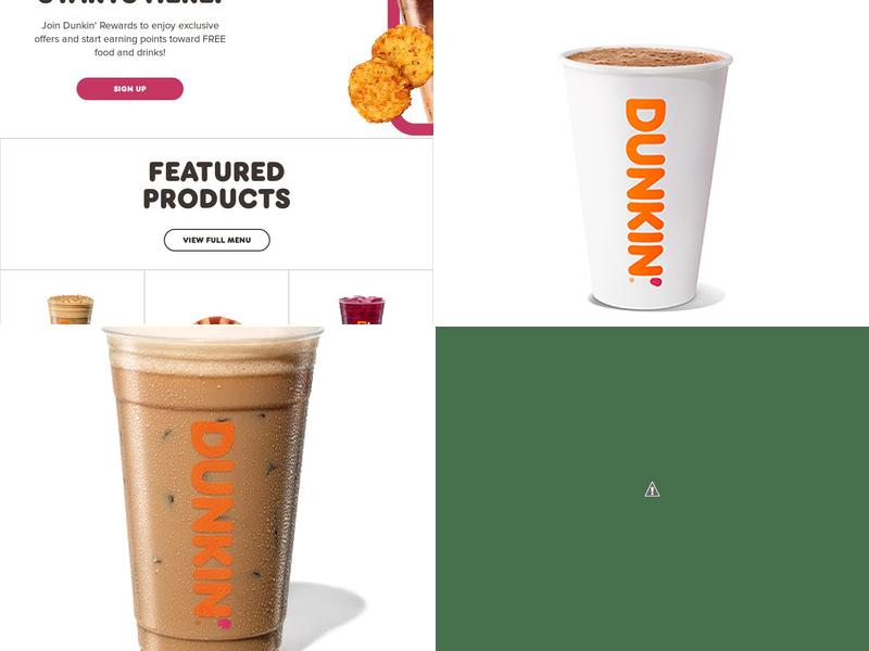 Dunkin' Menu