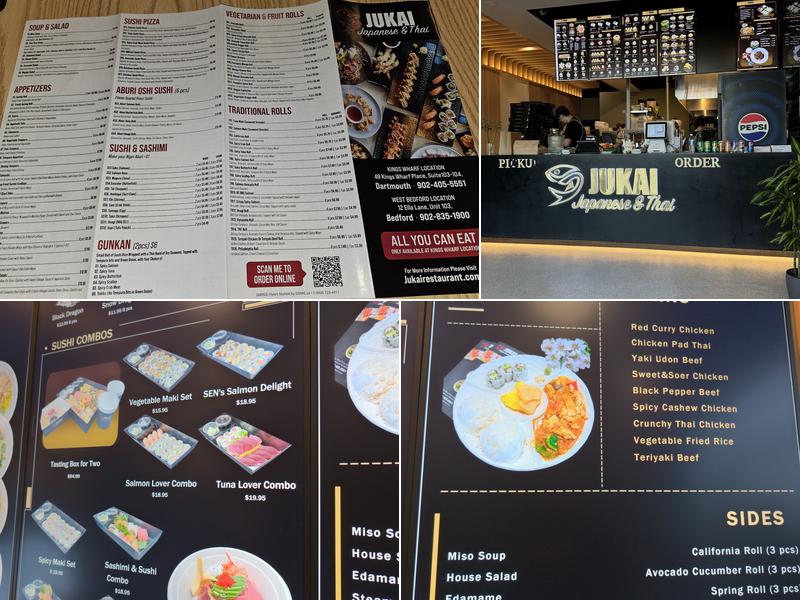 JUKAI Japanese & Thai (Bedford West) Menu