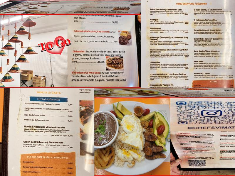 Chefs Vimat Menu