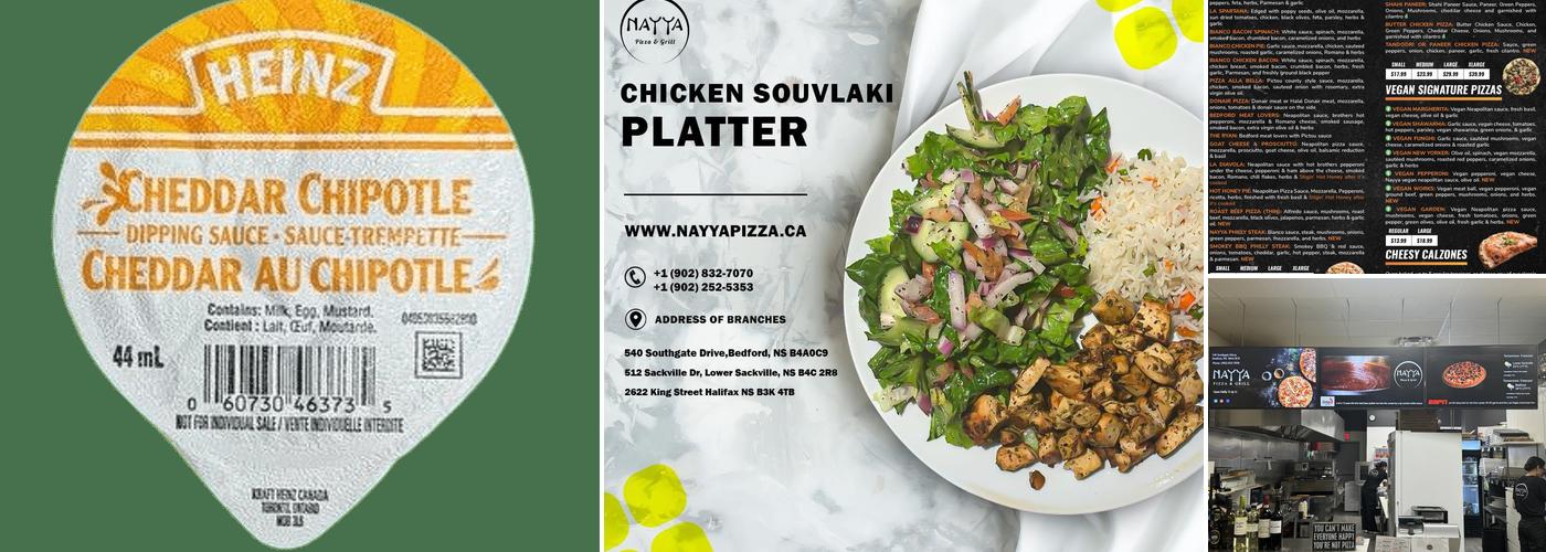 Nayya Pizza and Grill Lower Sackville Menu