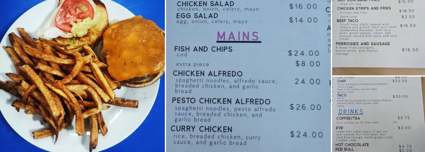 Terry's tiny cafe Menu