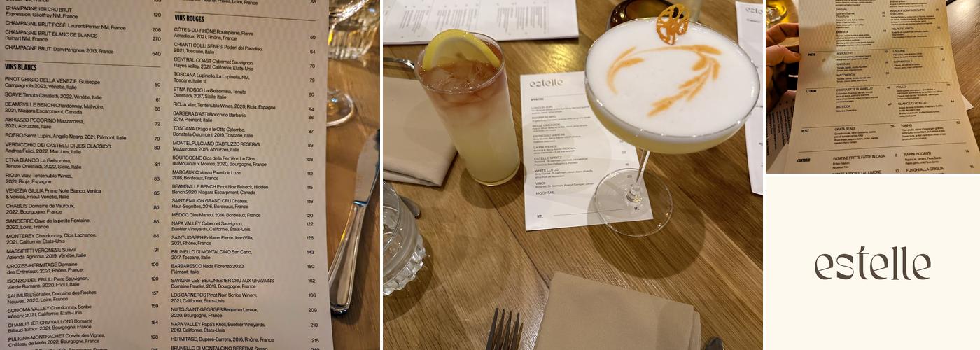 Estelle Menu
