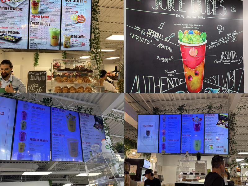 Juice Dudez Bank Street Menu
