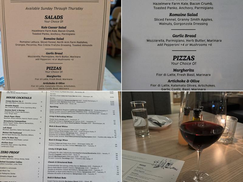 Bufala River District Menu