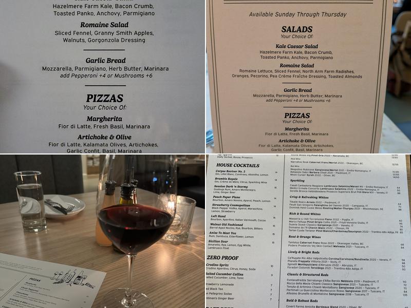 Bufala River District Menu