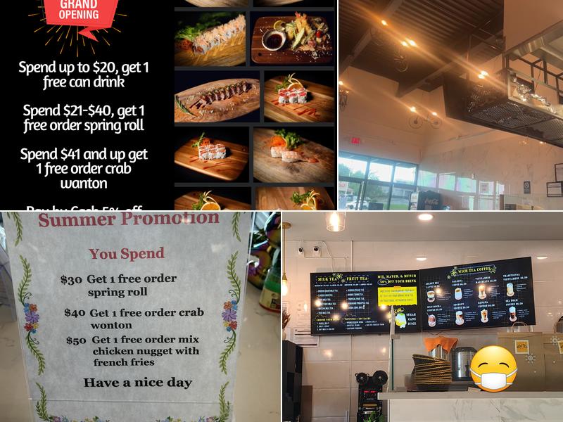 J ONE HIBACHI SUSHI Menu