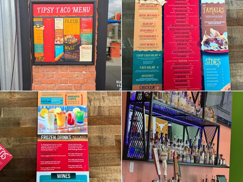 Tipsy Taco Menu