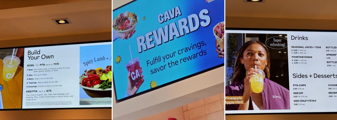 CAVA Menu