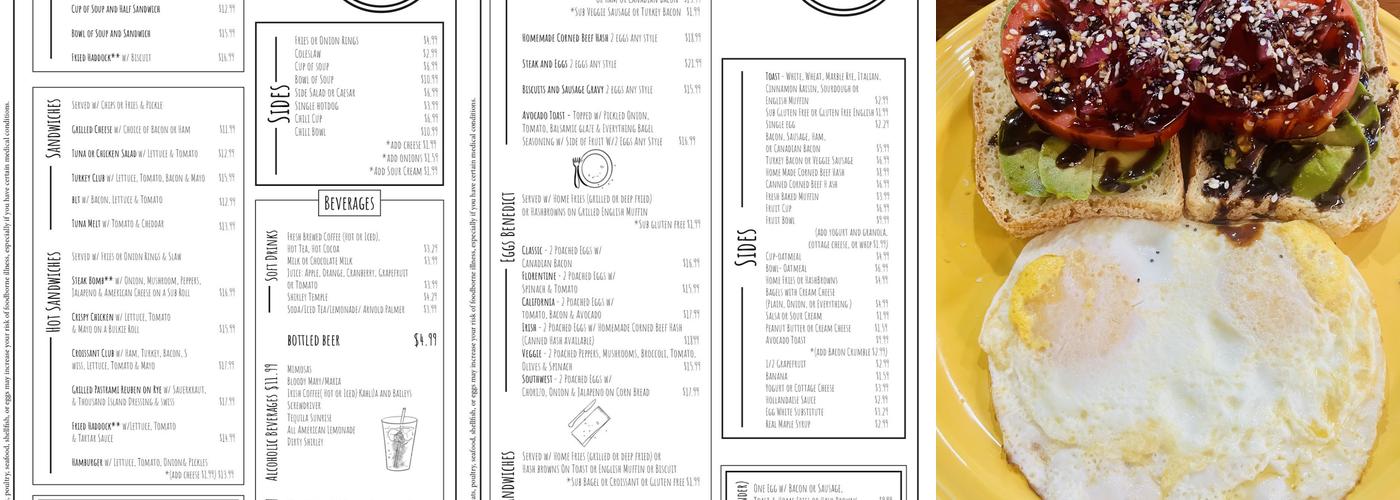 Mandy & Matt's Café Menu