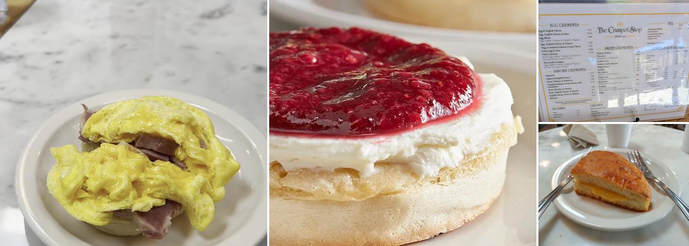 The Crumpet Shop Menu