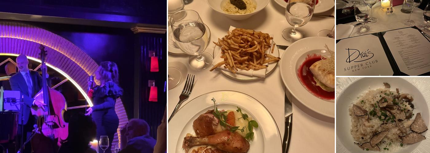 Drai's Supper Club New York Menu