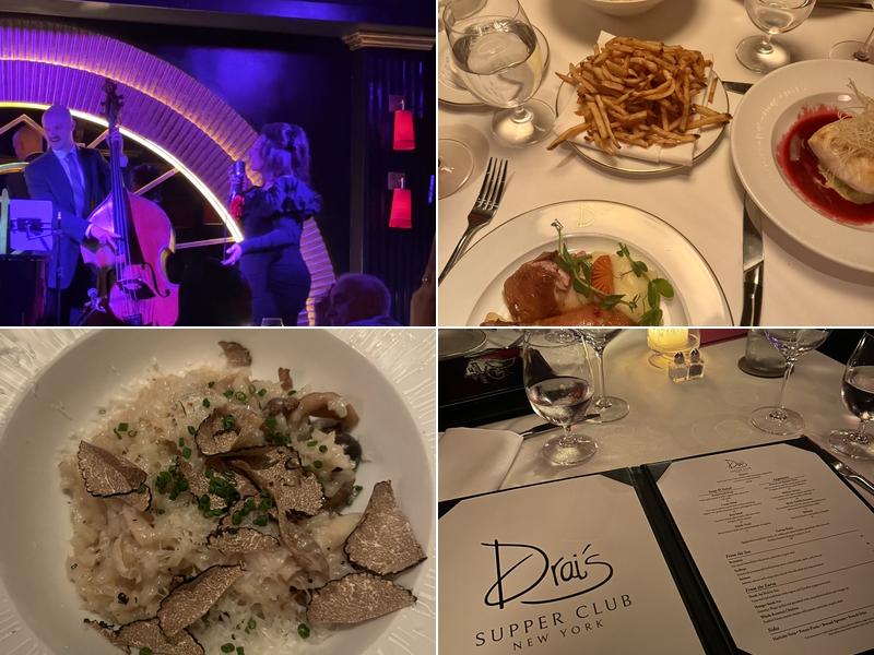 Drai's Supper Club New York Menu