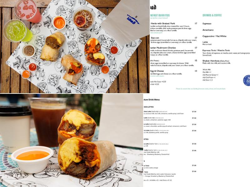 bbad Menu