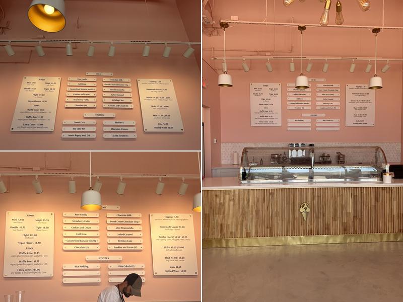 Wandering Cone Creamery Menu