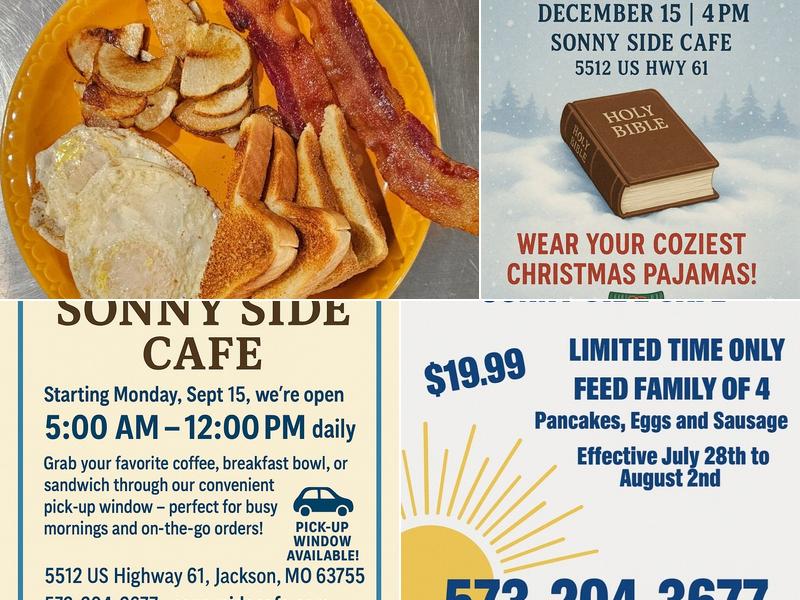 Sonny Side Cafe 5512 US-61, Jackson