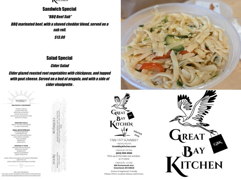 Great Bay Kitchen Menu