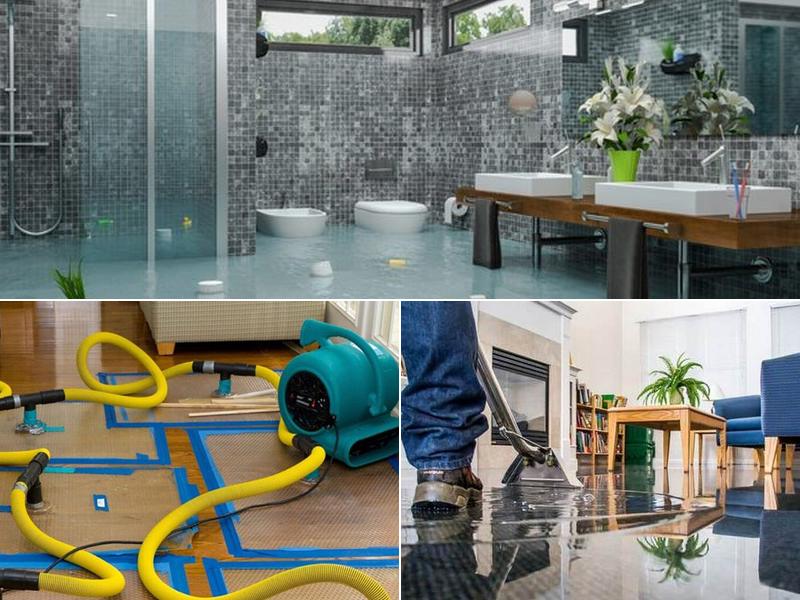 Flooded Water Damage Cleanup