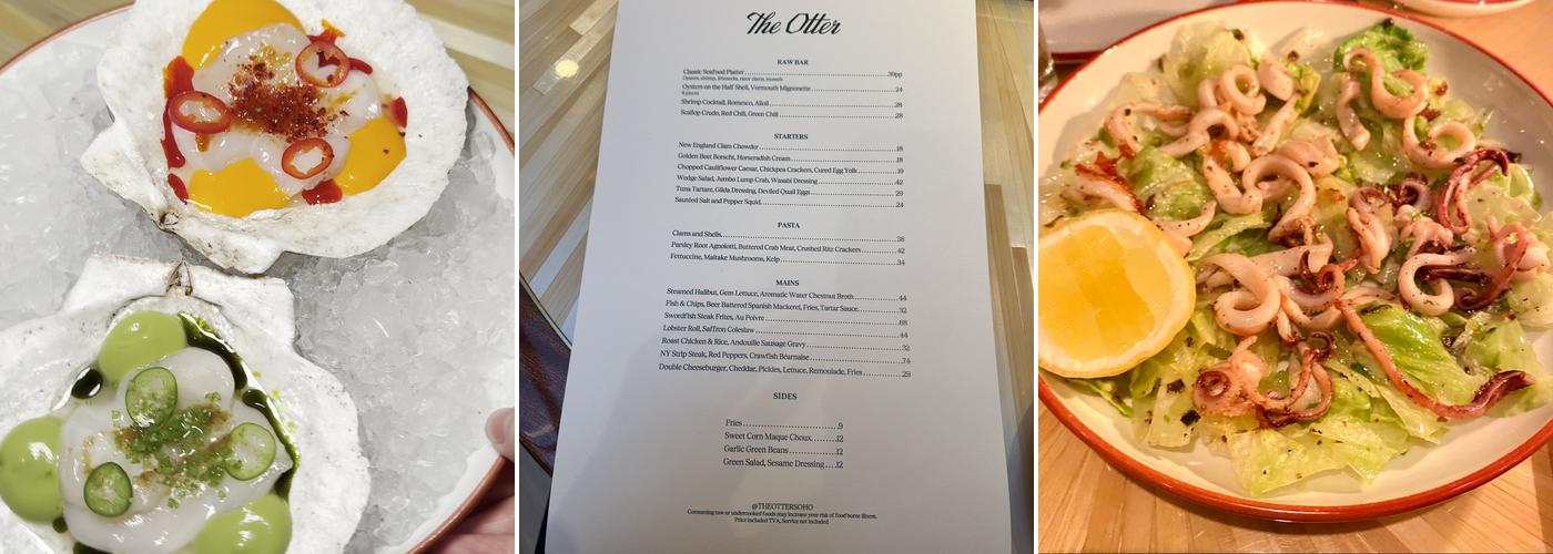 The Otter Menu
