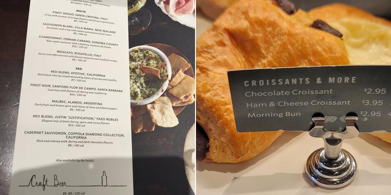Starbucks Menu