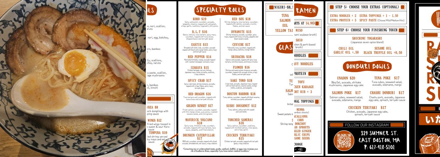 Koro Ramen & Sushi Menu