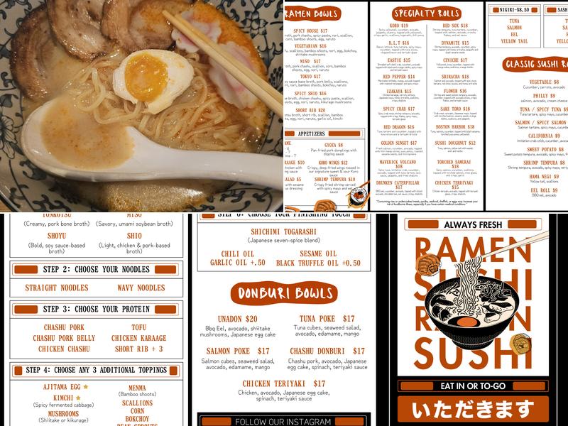 Koro Ramen & Sushi Menu