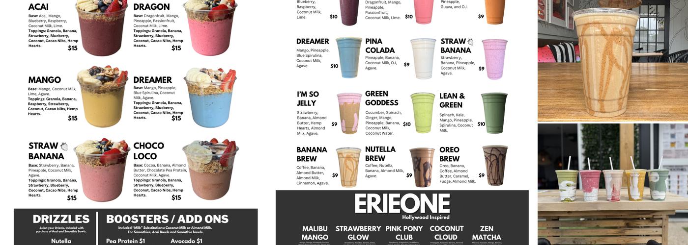 Crystal Beach Eats Menu