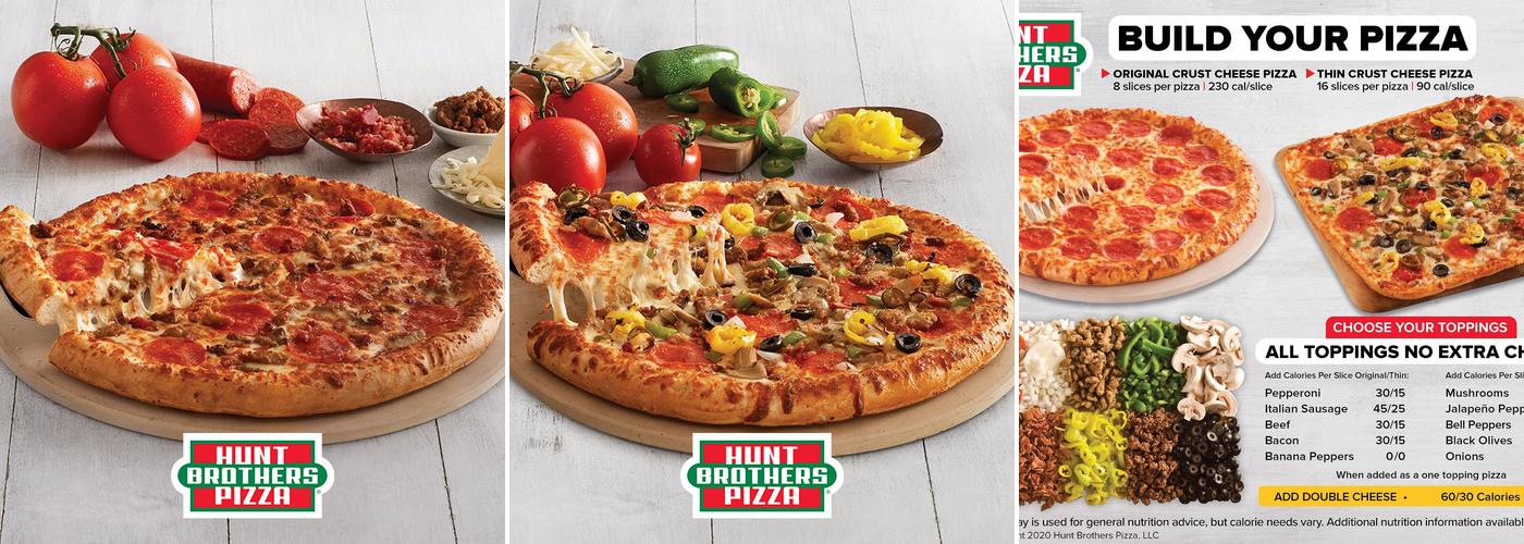 Hunt Brothers Pizza Menu