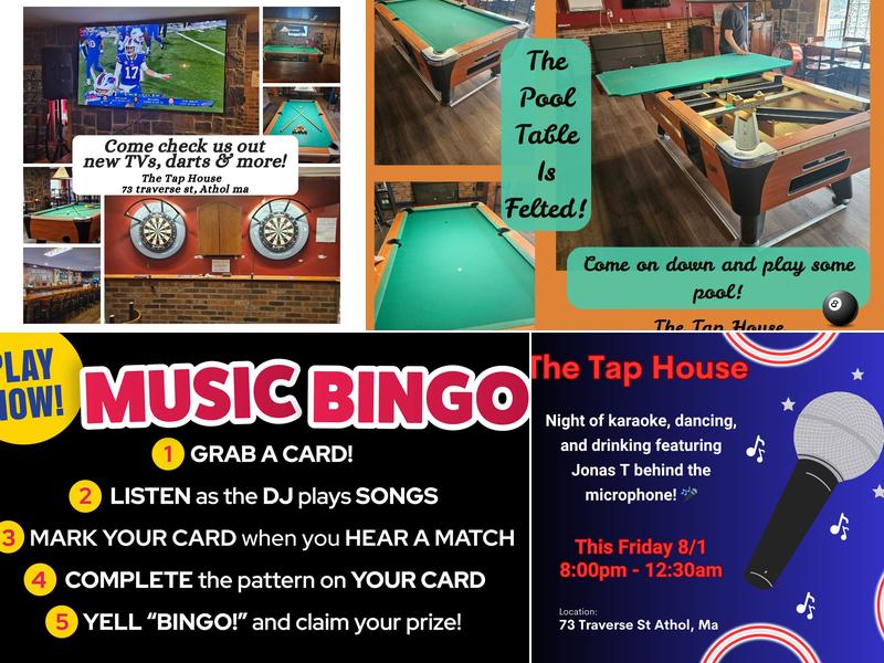 Flat Rock Tap House 73 Traverse St, Athol