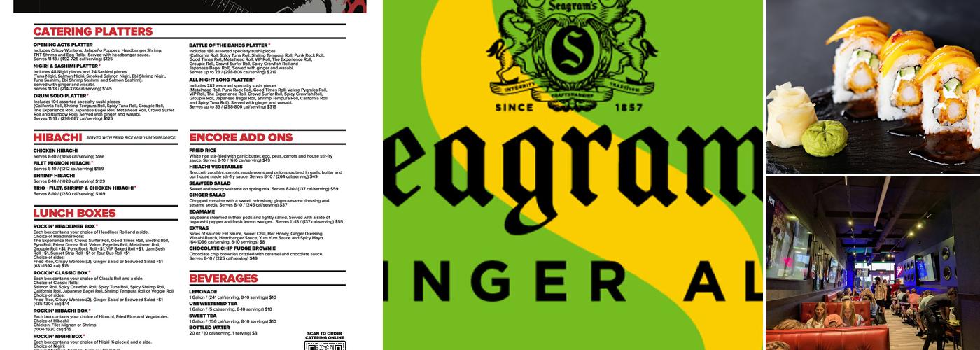 Rock N Roll Sushi Menu