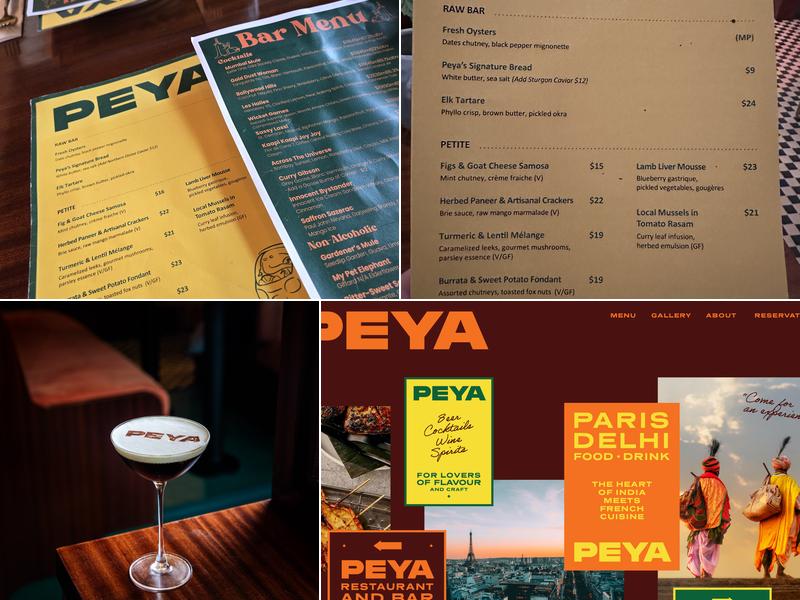 Peya Menu