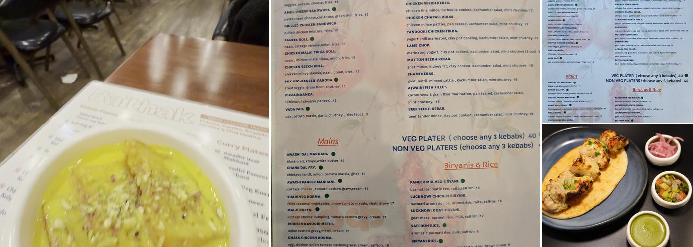 Baithak Menu