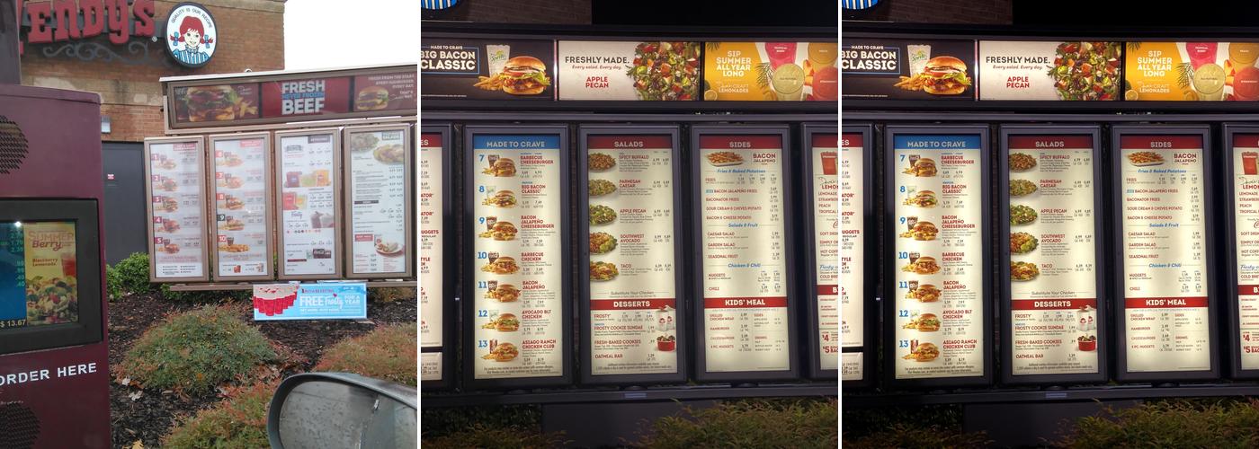 Wendy's Menu
