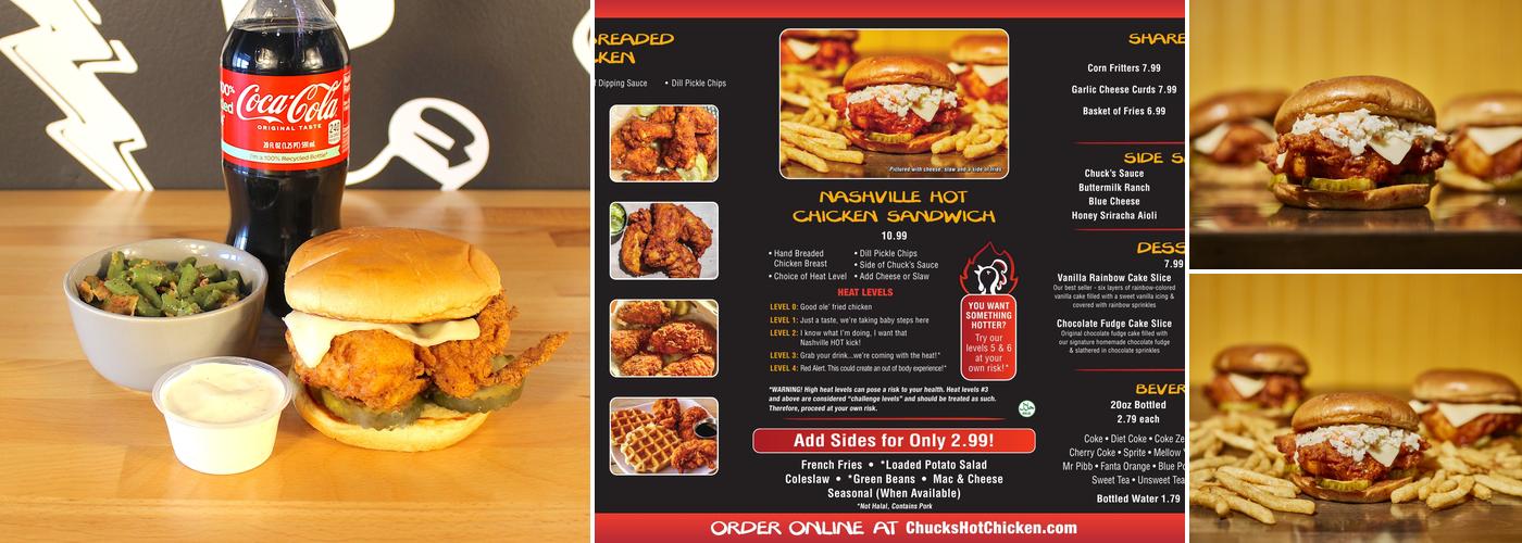 Chuck’s Hot Chicken® Menu