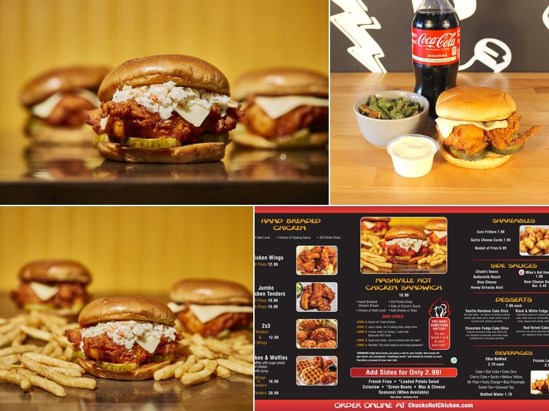 Chuck’s Hot Chicken® Menu