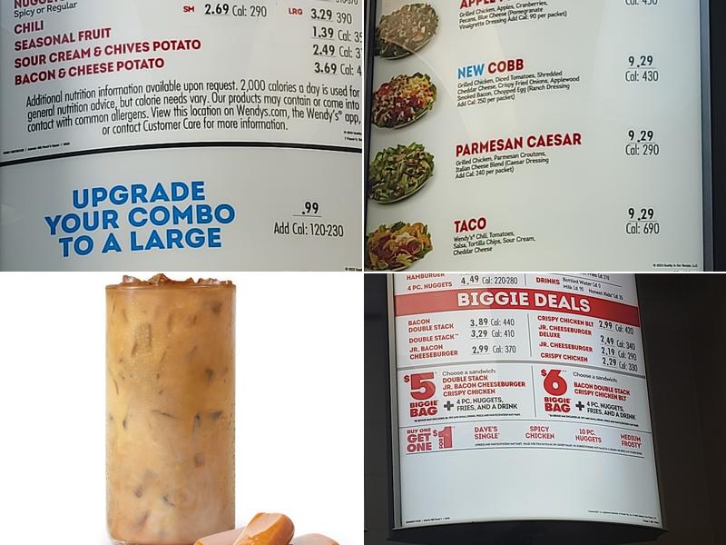 Wendy's Menu