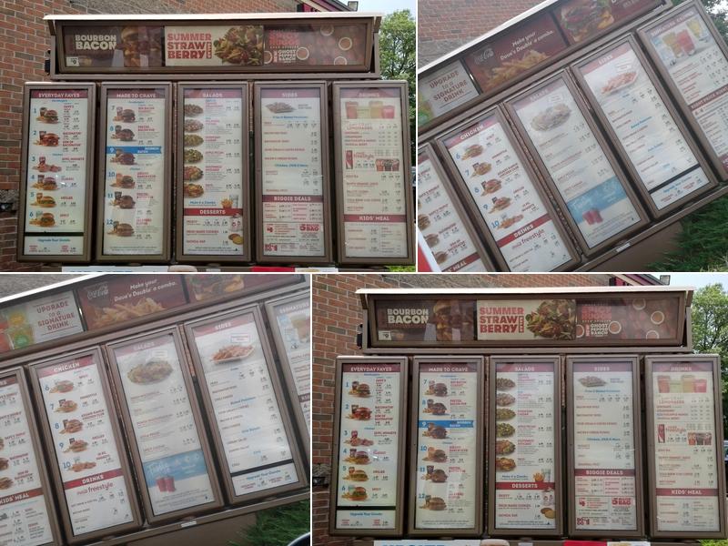 Wendy's Menu