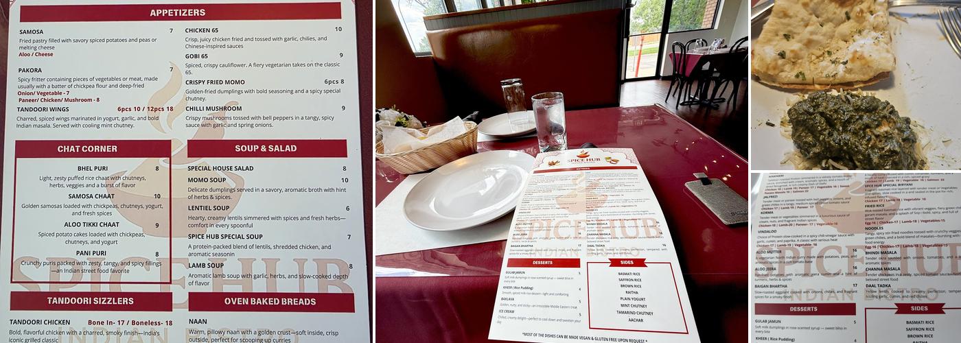 Spice Hub & Fox Point pizzeria Menu