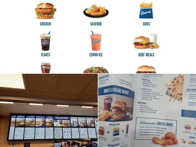 Culver’s Menu