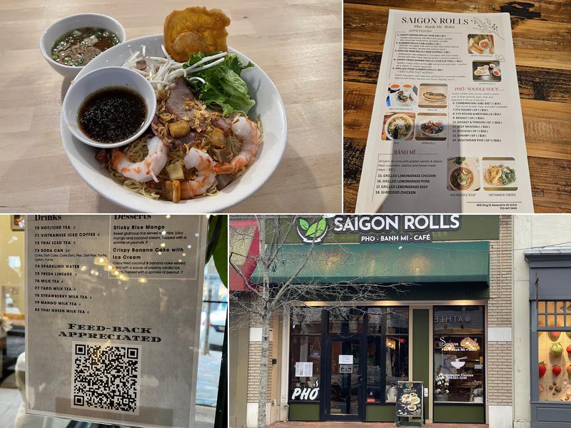 Saigon Rolls Menu
